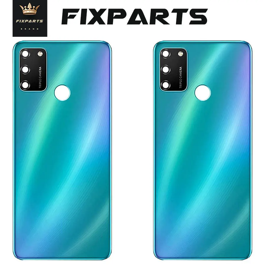 Оригинальный корпус для Huawei Honor 9A Задняя крышка батареи Дверь стеклянная корпуса