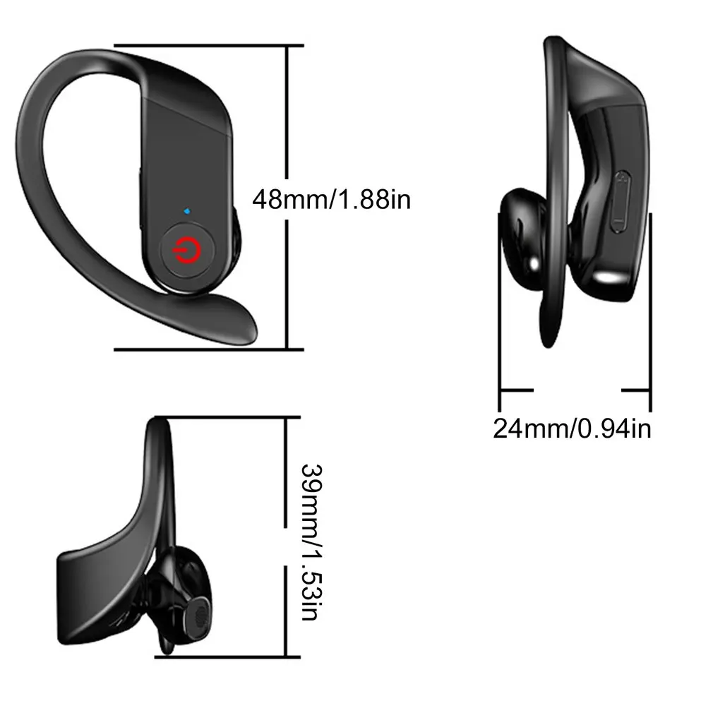 

B10 Wireless Earphones True Wireless Earbuds Sport Earphones Bass Stereo Sweatproof For Running Gym Workout