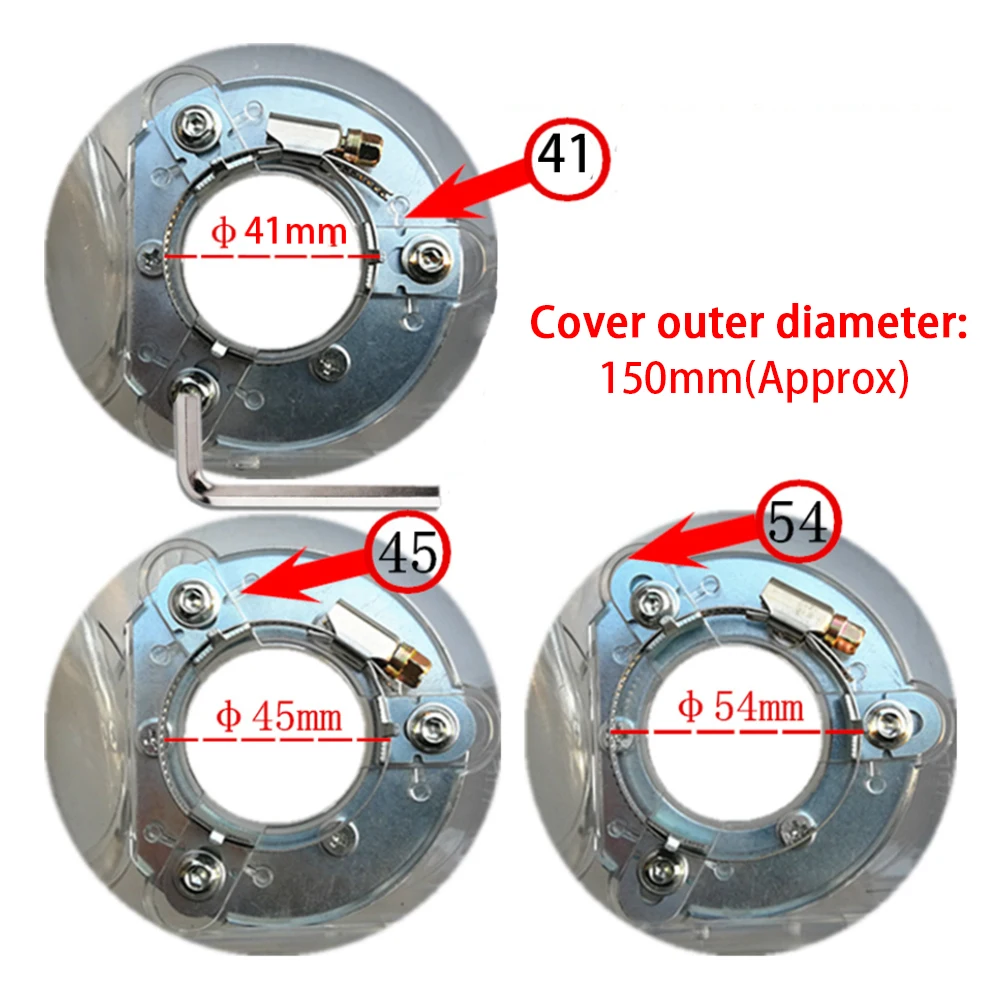 

Hand Shroud Cutting Durable For 4 5inch Power Tool Angle Grinder Transparent Plastic Surface Dust Cover Dry Grinding Protection