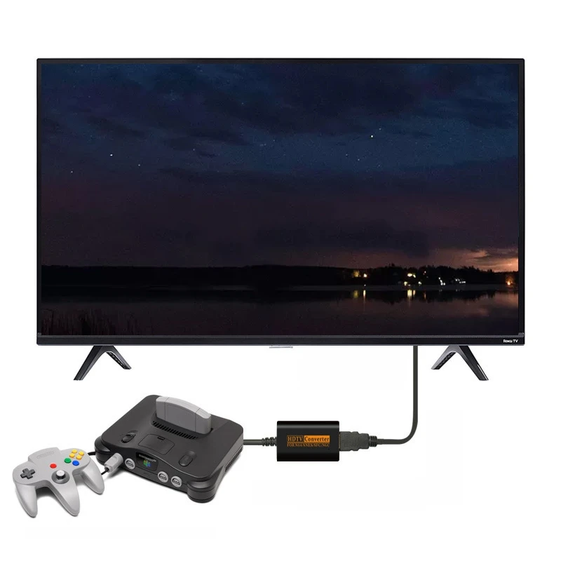 HDMI видео конвертер для NGC/N64/SNES/SFC 720P HD Ретро игровой консоли | Электроника