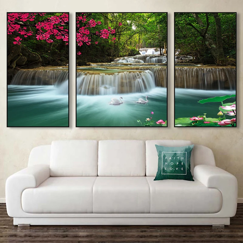 

Forest Scenery Canvas Painting Modern Home Decoration Wall Art Decor Pictures For Living Room Decoration Posters And Prints