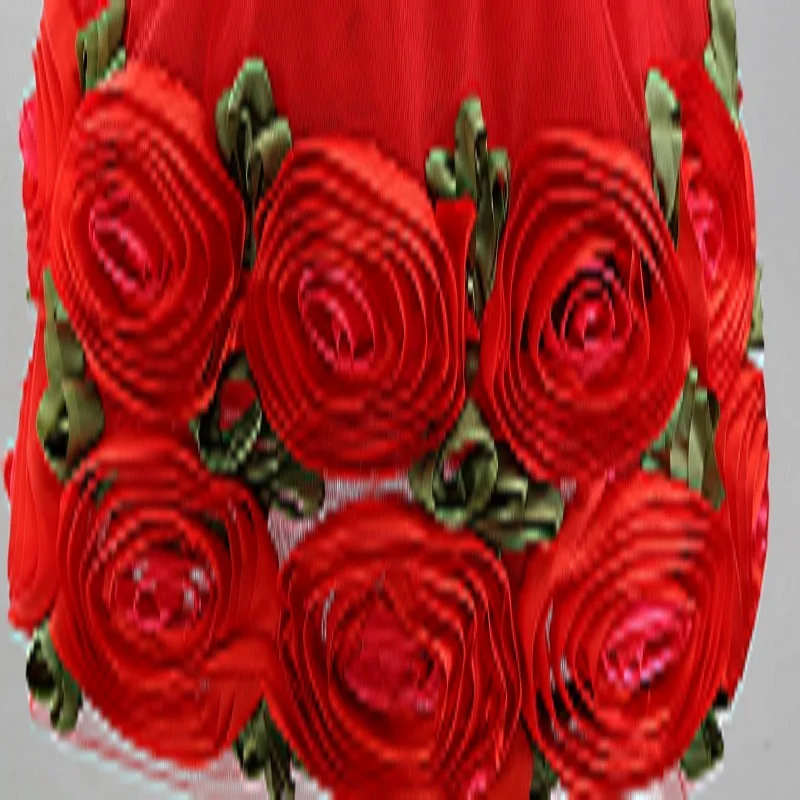 Сексуальное платье с v-образным воротом платье-пачка для девочек цветочным