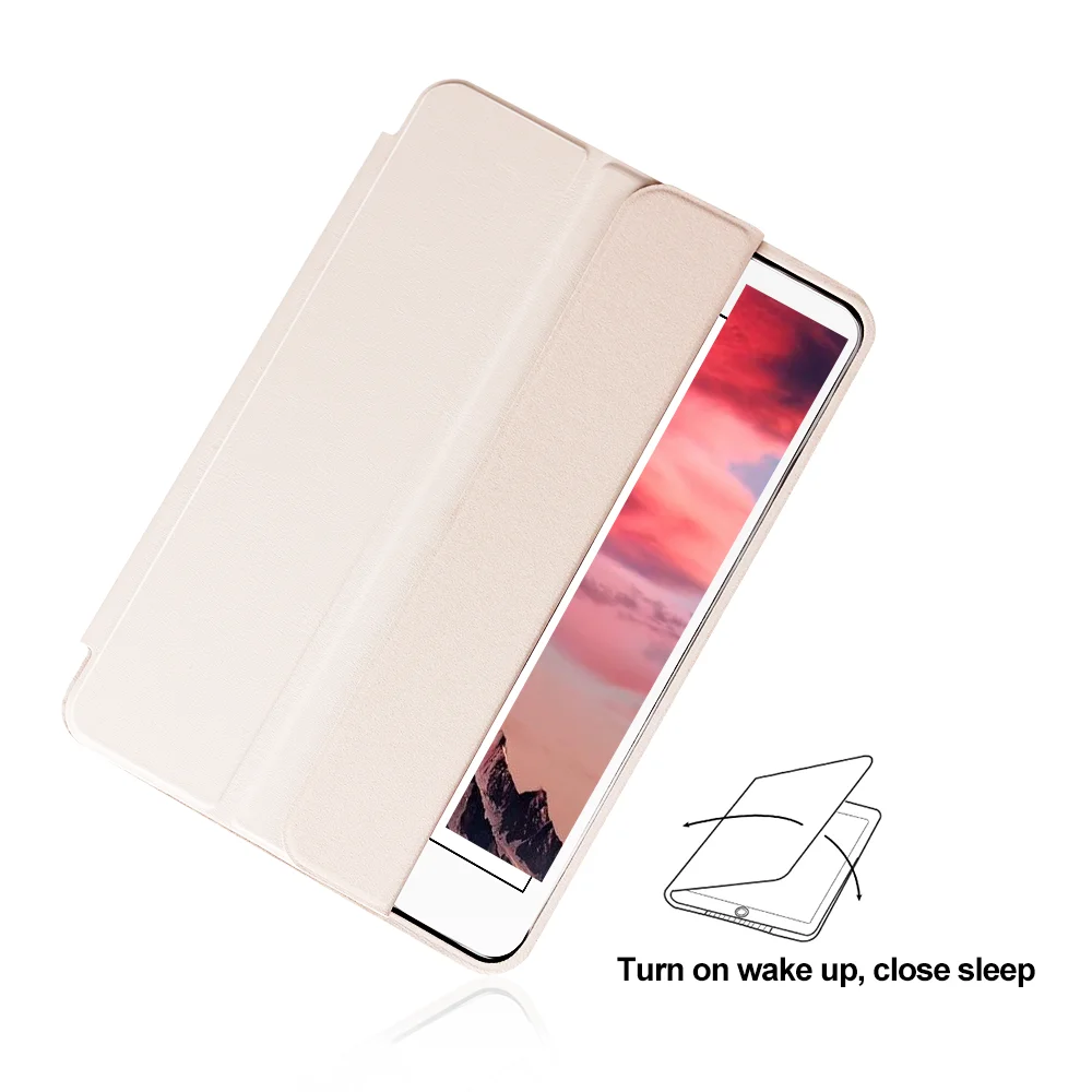 Чехол для iPad Mini 5 4 3 2 1 чехол GOLP PU кожаный тройной бумажник откидной стенд магнитный автоматический режим сна смарт-чехол для iPad Mini 5 чехол