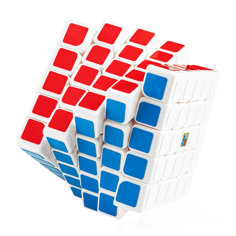 5x5x5 волшебный кубик головоломка твист плавно развивающие игрушки белая наклейка