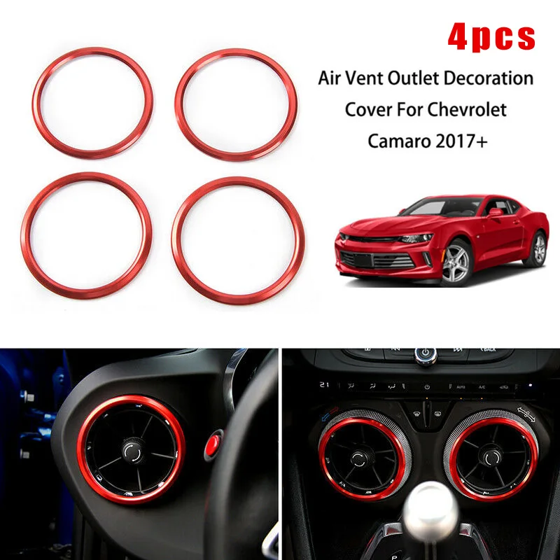 Аксессуары вентиляционное отверстие отделка Замена автомобиля внутренняя 4 шт