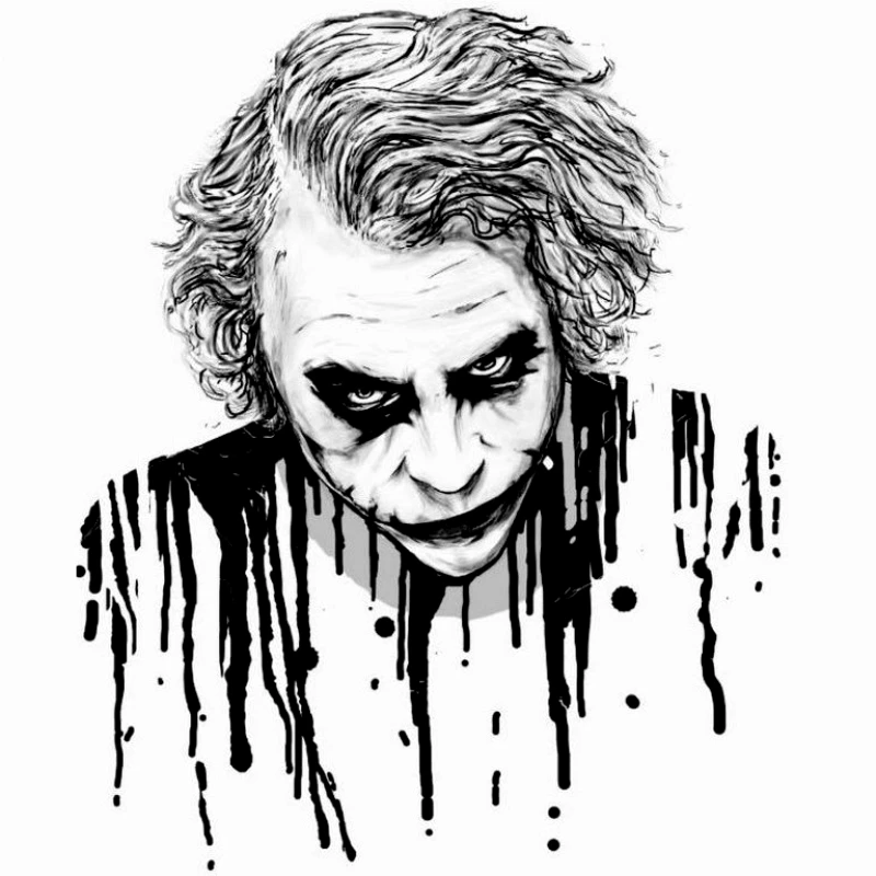

Car Sticker Hot Sell Joker External Stylish Accessories for Cars and Motorcycles Vinyl Sticker Cover Scratches,30cm