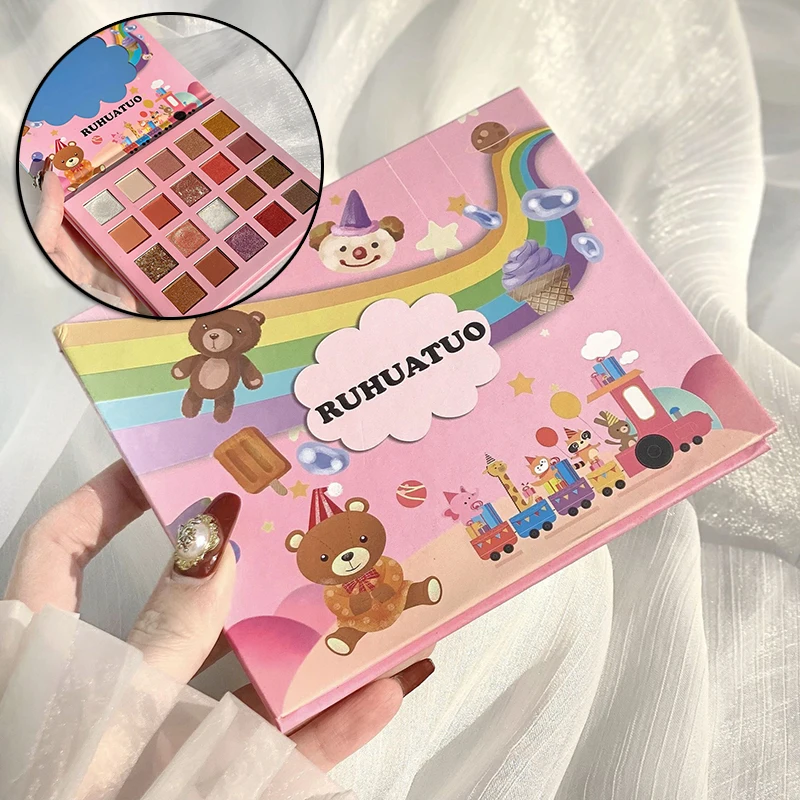 

20 Colors Eyeshadow Palette Highlight Shimmering Naturally Long Lasting No Smudging Eye Shadow Makeup Maquillaje