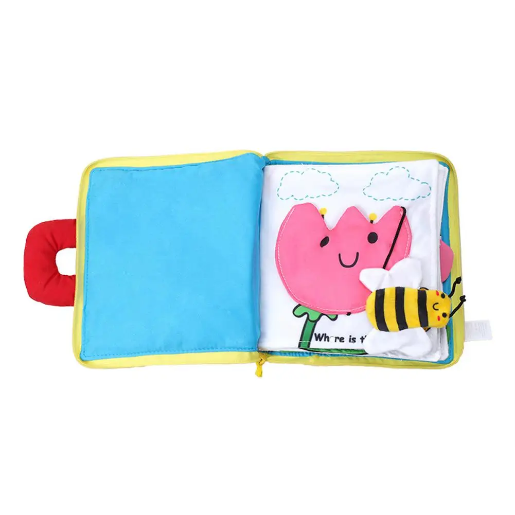 

Baby Shower Bath English Cartoon Animal Cloth Resistant Washable No-fading Book Early Educational Games Gifts for Kids