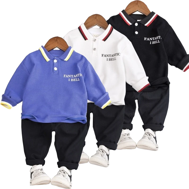 

2 PCS/set Baby Autumn Colthes Children's Sets Pants Sets Fashion Boys Korean Outfit Long Sleeve Kids Casual Clothing Ropa Bebe