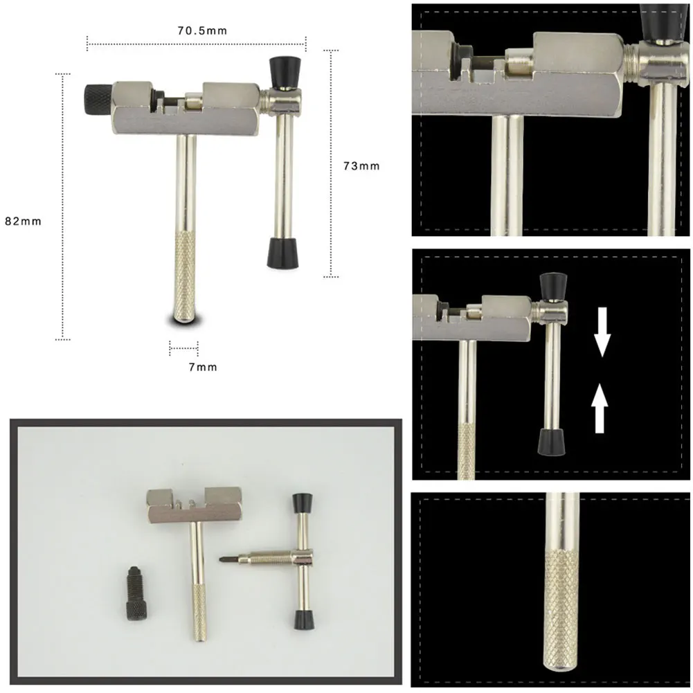 

Bicycle Accessories Emergency Repair Tool Set Portable Kit Set Chain Whip Rivet Extractor Crank Remover for MTB/RB