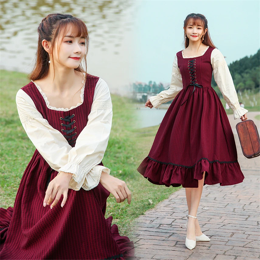 Винтажное женское платье во французском стиле элегантное принцессы