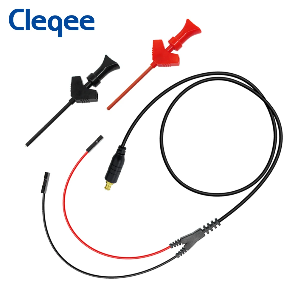 MCX to IC Test Hook Clip Digital Oscilloscope Probe Mini Pocket Equipment Lead 40V for DS203 DS202 DSO201 65mm | Инструменты