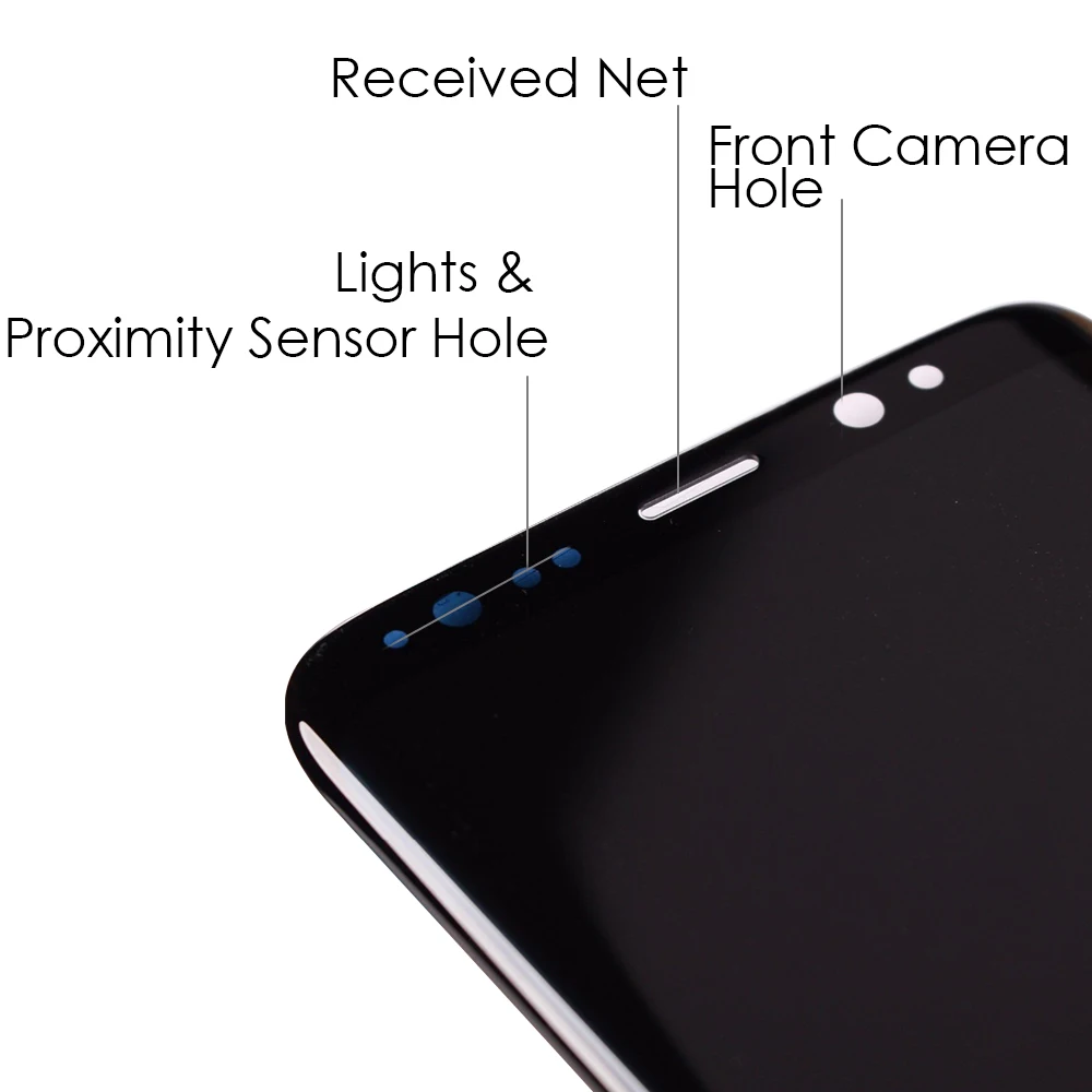 ЖК дисплей Super AMOLED для SAMSUNG GALAXY S8 экран G950F G955 G955F сенсорный дигитайзер в сборе