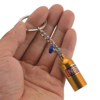 creativity keychain nos nitrous bottle keys holder key chain for car cylinder personality gift best friend key accessories