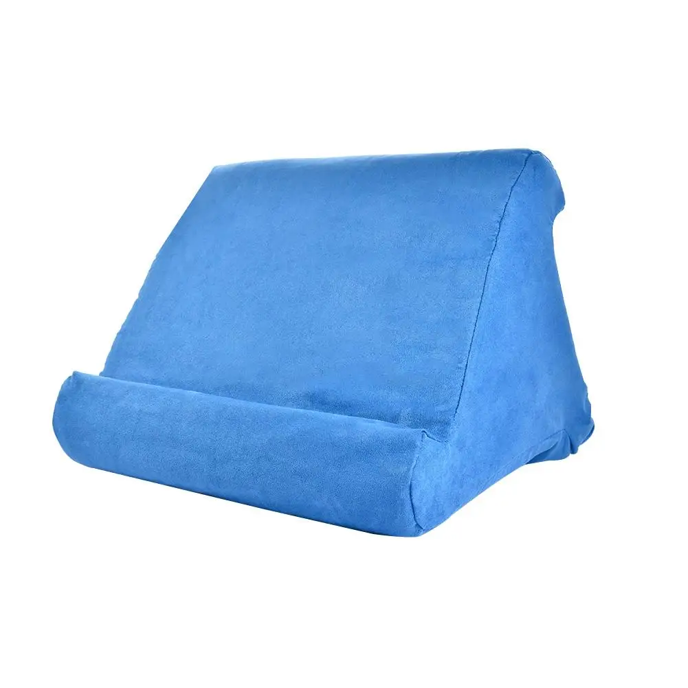 Blue Многоугольная мягкая подушка Подставка для iPad Планшета Телефона - Цвет: Blue