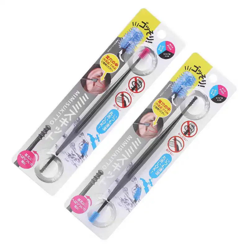 

Disposable Microbrush Silicone Spiral Ear Pick Massage Cleaning Double‑Headed Earpick Earwax Removal Tool Cotton Swabs Box