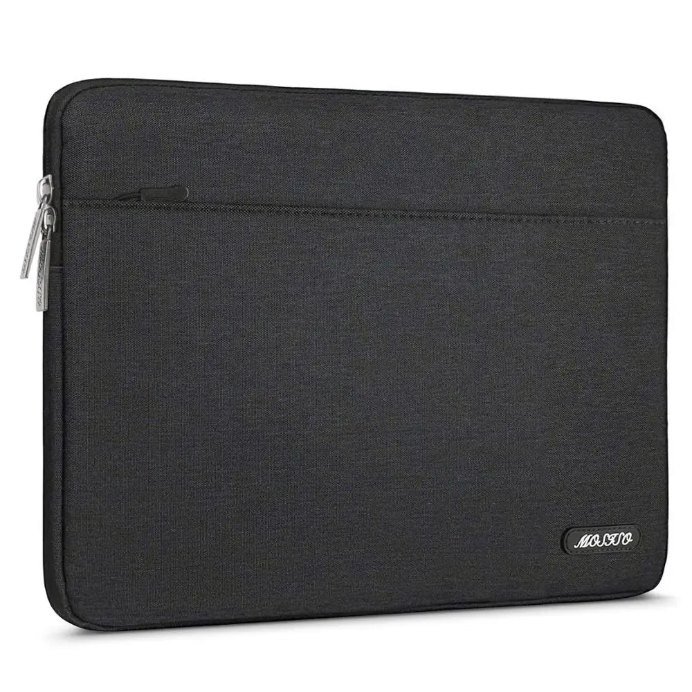 Чехол-сумка для ноутбука MOSISO для Macbook Dell hp lenovo Surface notebook Air Pro 11 13 13,3 15 16 дюймов - Цвет: Black