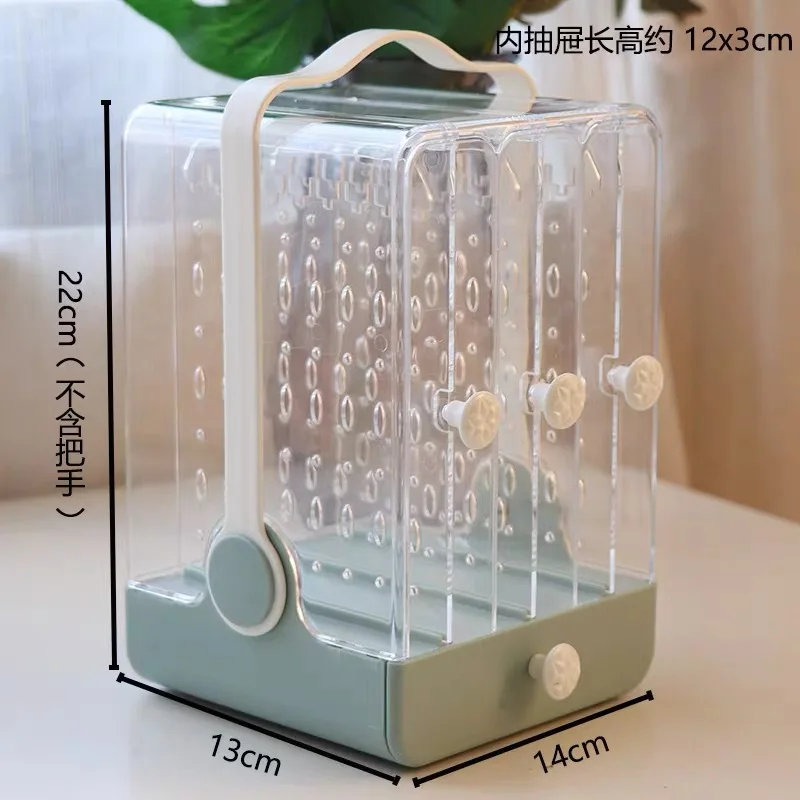 Портативный высокосортное ювелирное изделие с микой коробка пылезащитный