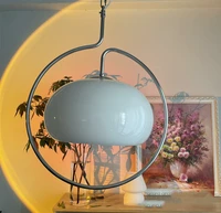 nordic retro restaurant glass pendant lamp personality living room bedroom lamp italian style chandelier bar table lamp led lamp