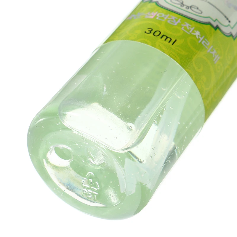 30 мл средство для очистки ресниц зеленый аромат чая накладные жидкость пятен и