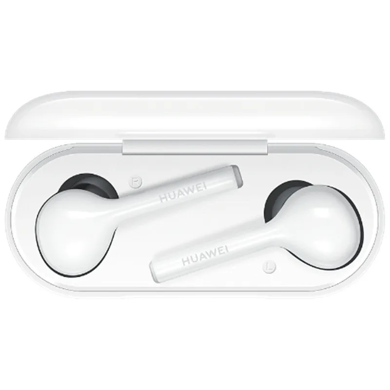Оригинальные наушники huawei FreeBuds TWS, водонепроницаемые, IP54, беспроводное управление зарядкой, Bluetooth 4,2, huawei Freebuds - Цвет: white