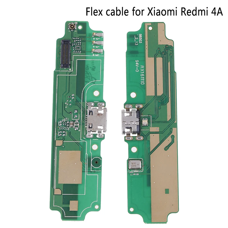 

USB-порт для зарядки с разъемом для подключения док-станции, гибкий кабель для зарядки с микрофоном для Redmi 4A