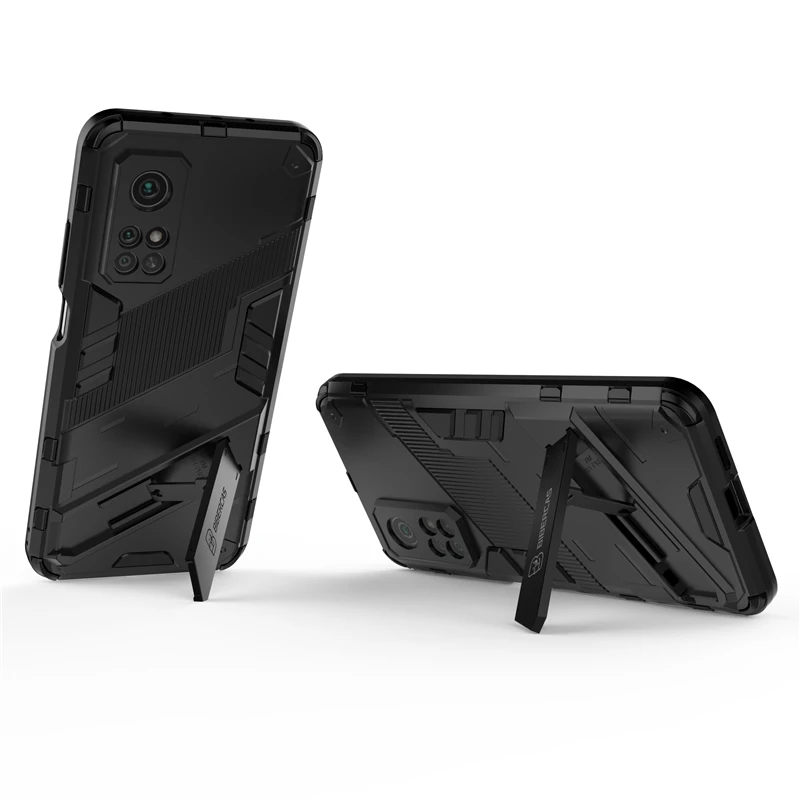 For Xiaomi Mi 10T Pro Cover For Mi 10T Pro Case Punk Shockproof Kickstand Fashion Holder Back Cover For Mi 10T Pro Lite Fundas