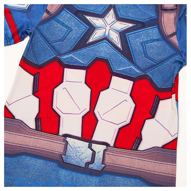 Компрессионная футболка для бега мужская спортивная одежда с коротким рукавом и