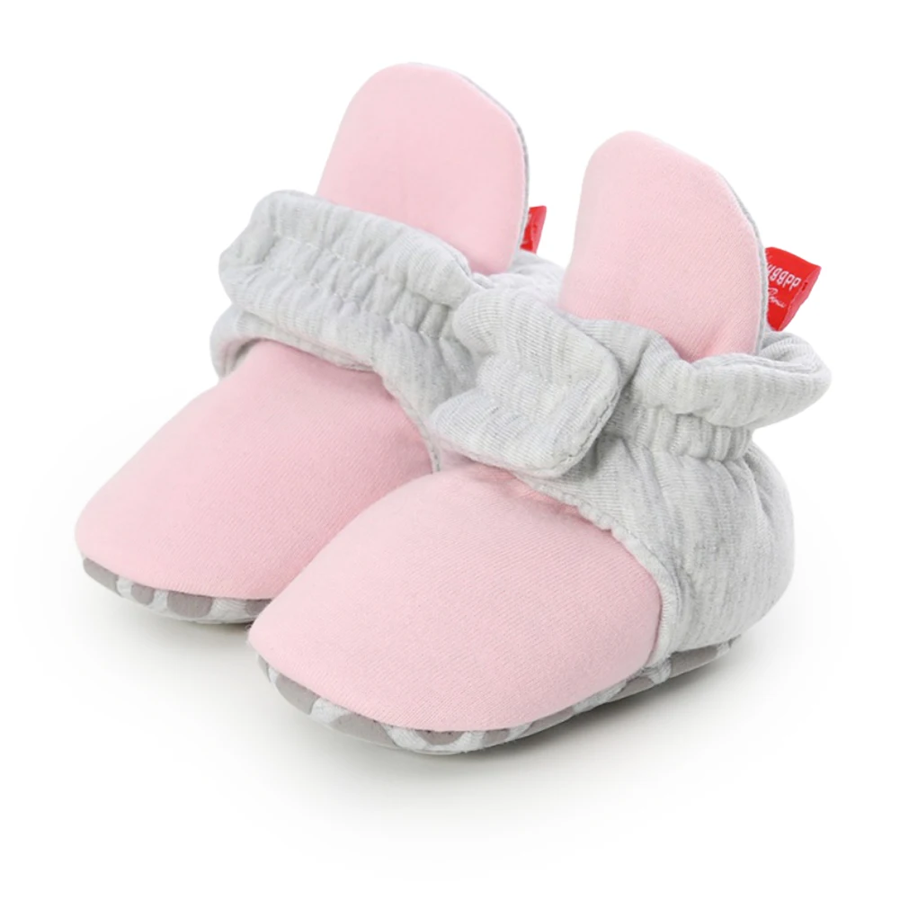 

Autumn Infant Fluffy Snow Boots Baby Boys Girls Shoes Soft Sole Star Print Fleece Spring Newborn Toddler Plush Boots 0-18M