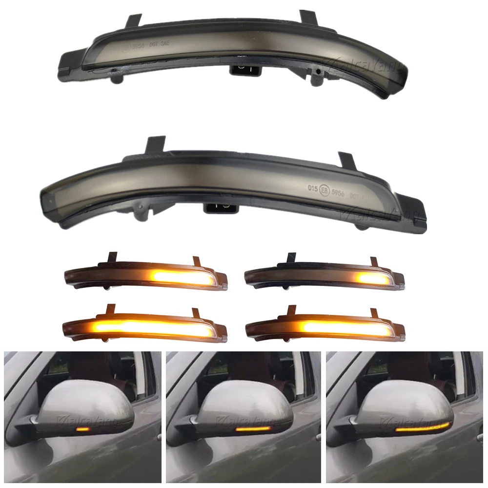 

Dynamic Side Mirror Flashing Lamp Sequential Turn Signal Light For Skoda Octavia MK2 2009-2013 Superb B6 2008-2014