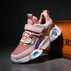 Детская обувь унисекс, Модные дышащие кроссовки для мальчика, уличная детская обувь для бега, для девочек