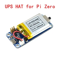5v uninterruptible power supply ups module breakout hat for rpi 0 rpi0 raspberry pi zero 2 w wh with 1000mah lithium battery