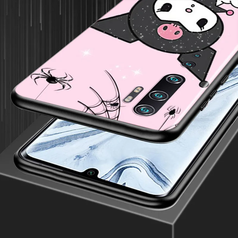 

Cute Cartoon Kuromi For Xiaomi Mi Note 10 Ultra 9T CC9 Poco X3 NFC M2 Pro 9 SE 8 6 5 A3 A2 A1 Lite Phone Case