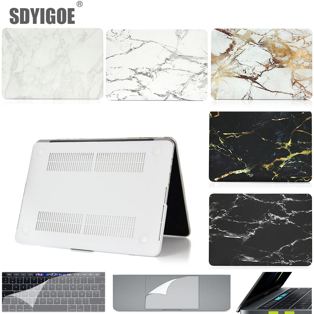 Мраморный чехол для macbook air 13 Чехол pro15 ноутбука 3 11 12 &quotA2159 A1466 A1932 A1502 A1708 защитный