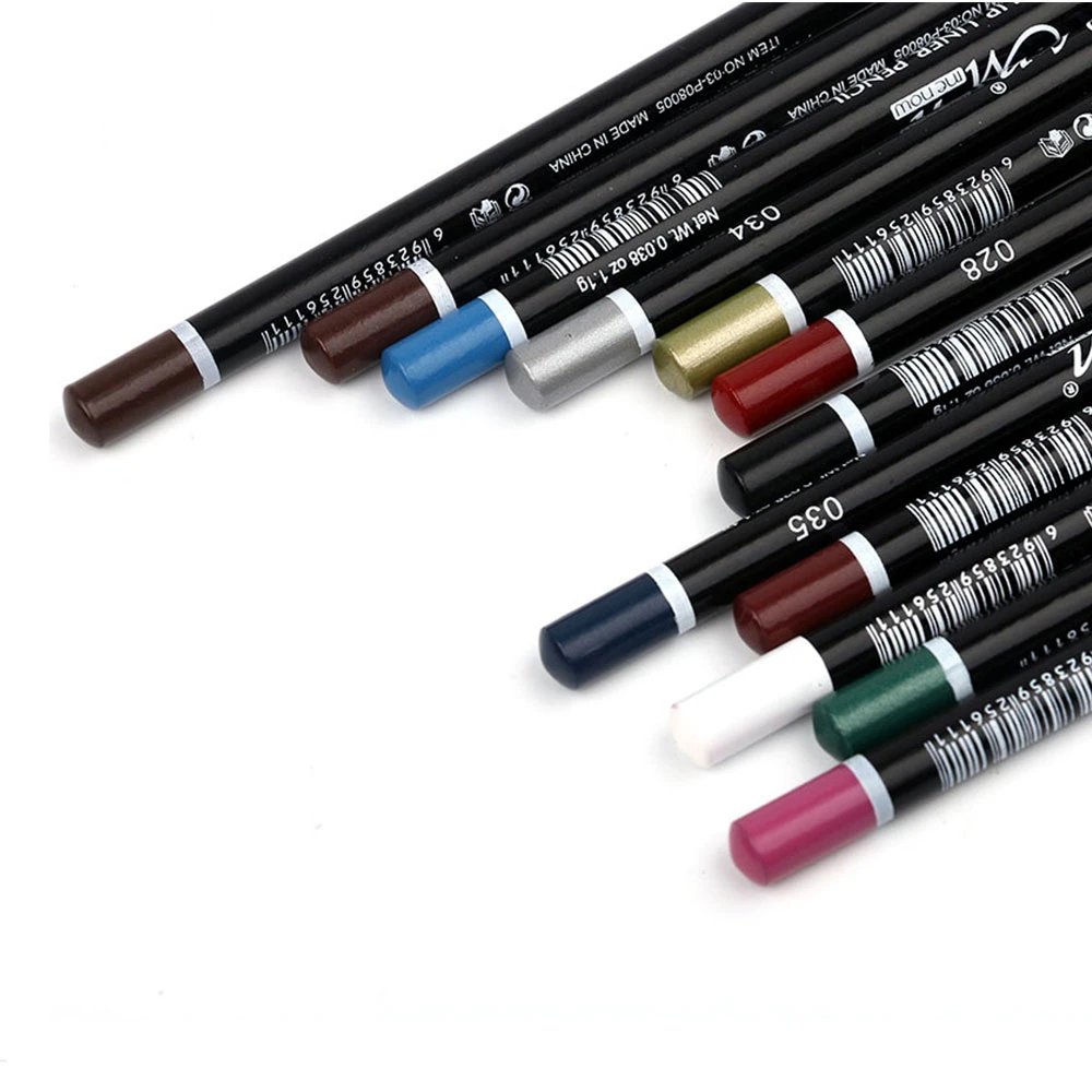 Подводка-карандаш водостойкая для глаз 12 шт./компл. | Красота и здоровье