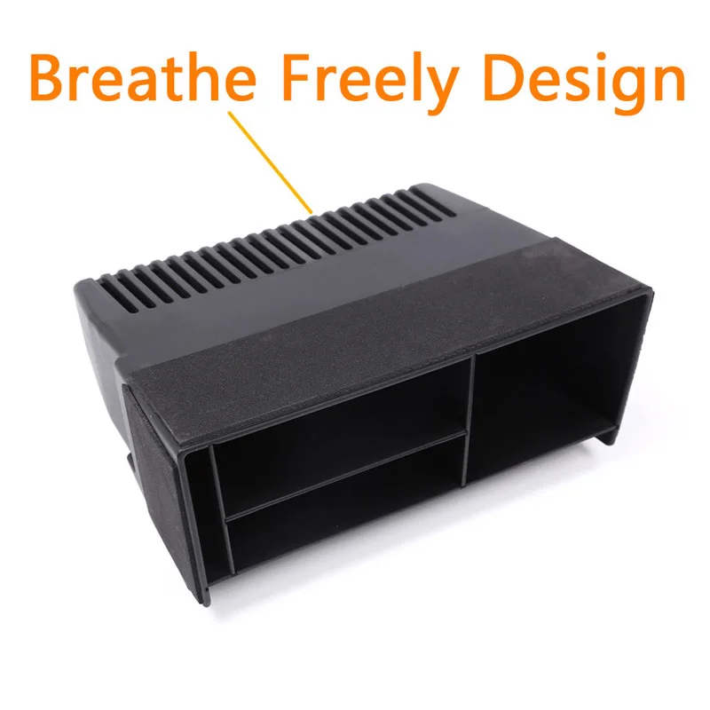 

Multifunctional Storage Box Plastic Black Interior Replacement Car Central
