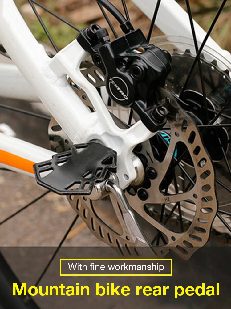 Стальная Задняя педаль для горного велосипеда утолщенные задние складные педали