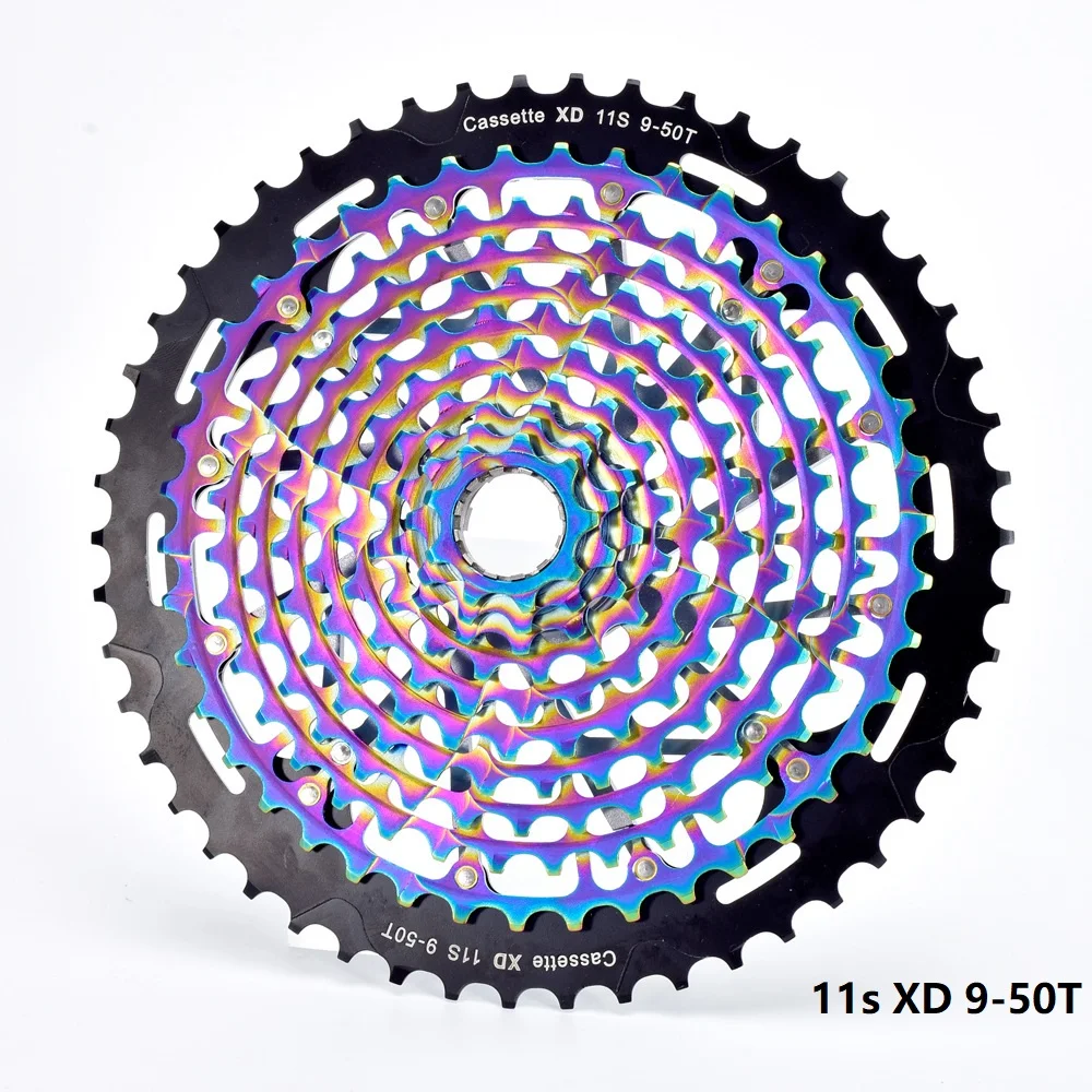 MTB 11 скоростей 9-50T XD кассета Ultimate Rainbow ulт 12 Скоростей Сверхлегкая s k7 красочная