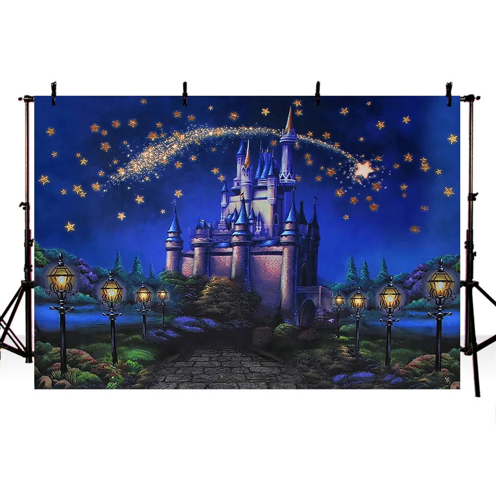 Фон для фотосъемки Новорожденный ребенок замок портрет фотосъемка фон