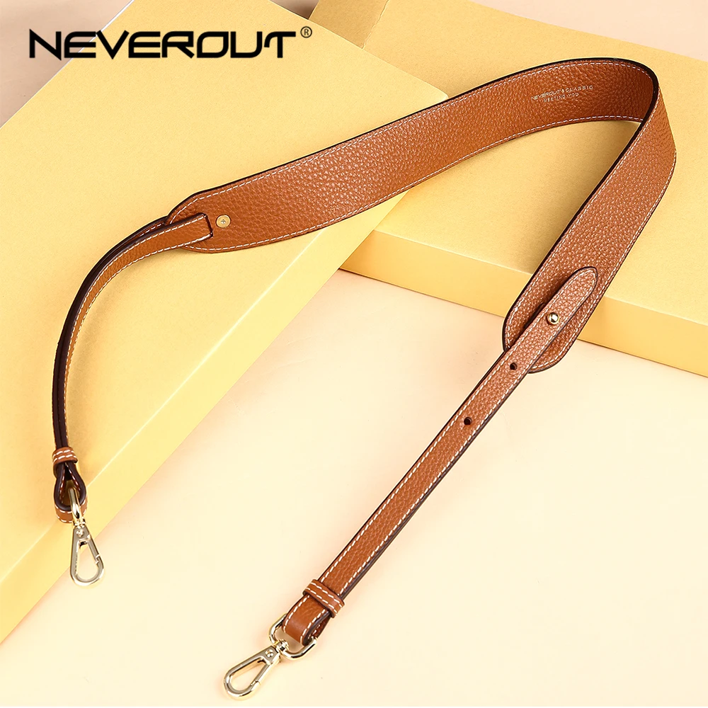 Женский ремень на плечо NEVEROUT из натуральной кожи широкий 97 см * 4 см|Детали и