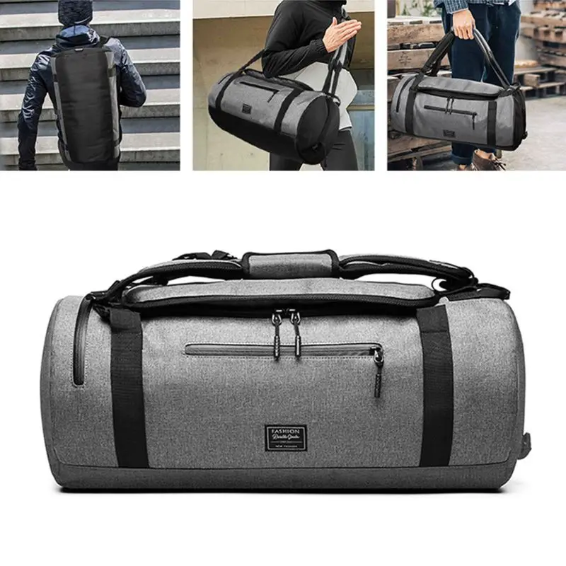 Унисекс модные спортивные сумки для тренажерного зала плеча Tote Фитнес Тренировочные сумки йога трав F42A