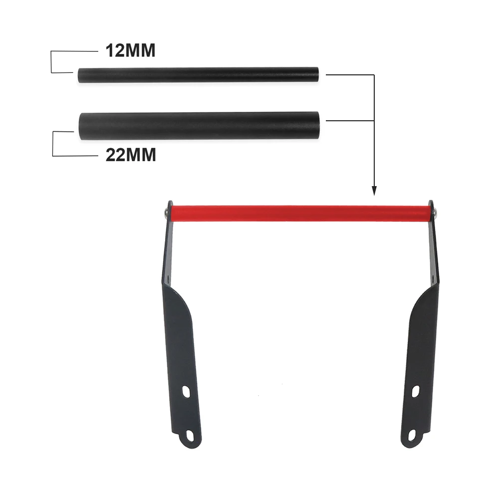

Motorcycle smart Mobile Phone GPS Plate bracket Supporter stand Holder Bar 12 / 22mm FOR KAWASAKI VERSYS1000 VERSYS 1000 2019-21
