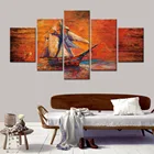 5 шт., декоративные постеры на холсте, без рамки