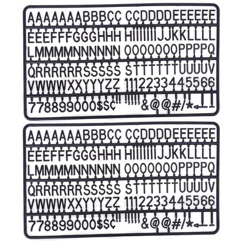 

3/4 Inch Letters for Flet Letter Boards 300 Pieces for Changeable Message Boards