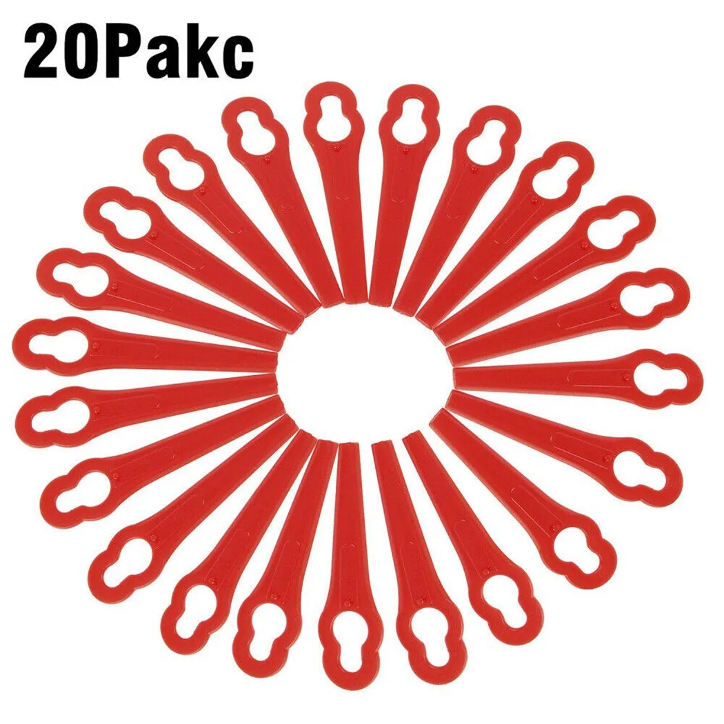 

20pc Plastic Blades For Akku GE-CT 18 Li Cordless Grass Trimmer For Garden lawnmower blades