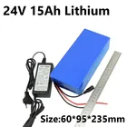 Фирменные элементы 24v 15ah аккумулятор литий-ионный 24v bms для электрического велосипеда аккумулятор 24v 500w велосипед 15ah мотор 24v 350w + 2A зарядное устройство