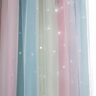 1 шт., цветные полосатые шторы в виде звезд, шторы со звездами, подходит для детской комнаты, спальни, гостиной