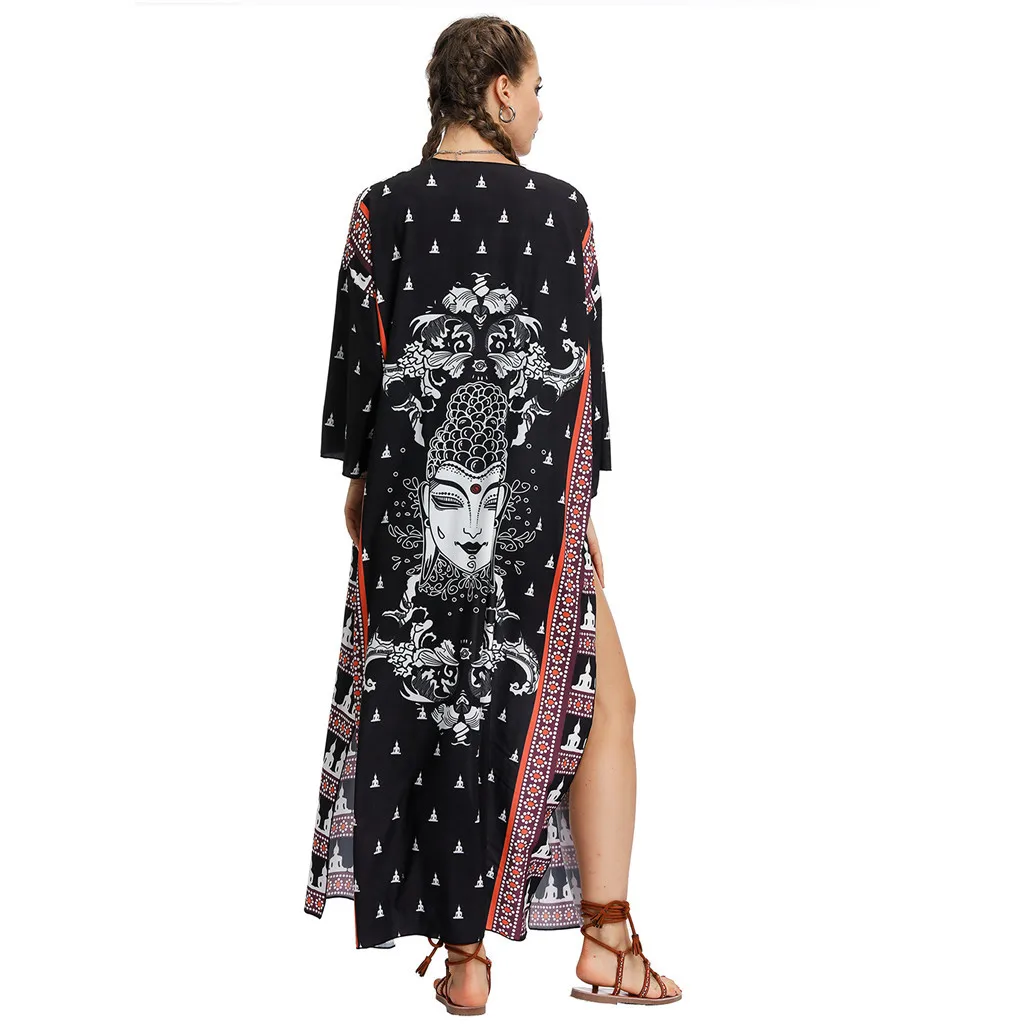 

2019 New Fashion Slim Type Women's printed cardigan top Autumn and Winter Z725