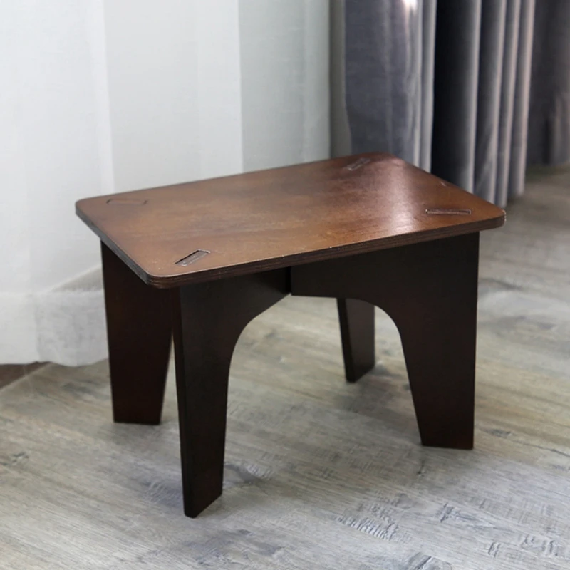 Деревянный ступенчатый табурет в стиле ретро нескользящая детская кухонная