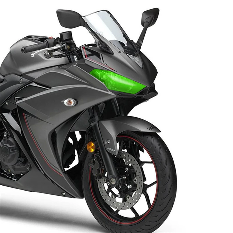 Для R3 R25 YZFR3 YZFR25 YZF-R3 15-18 2016 2017 Защитная крышка для мотоциклетной фары Акриловая